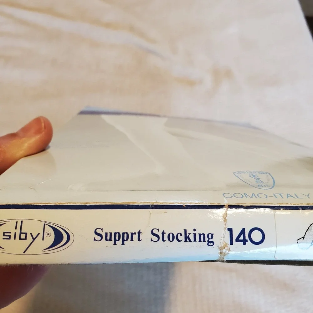 Sibyl 140 Collant Support Fortb Maternity Compression Tights Italy Size III Nude
